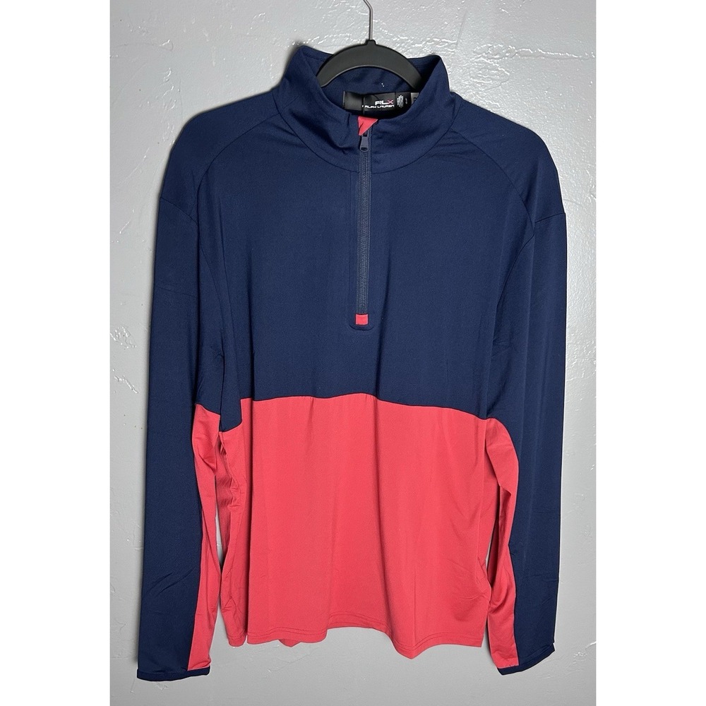 Men's Ralph Lauren Golf‎ Light Weight Jacket Size L Navy Red Spring, Gorp Core